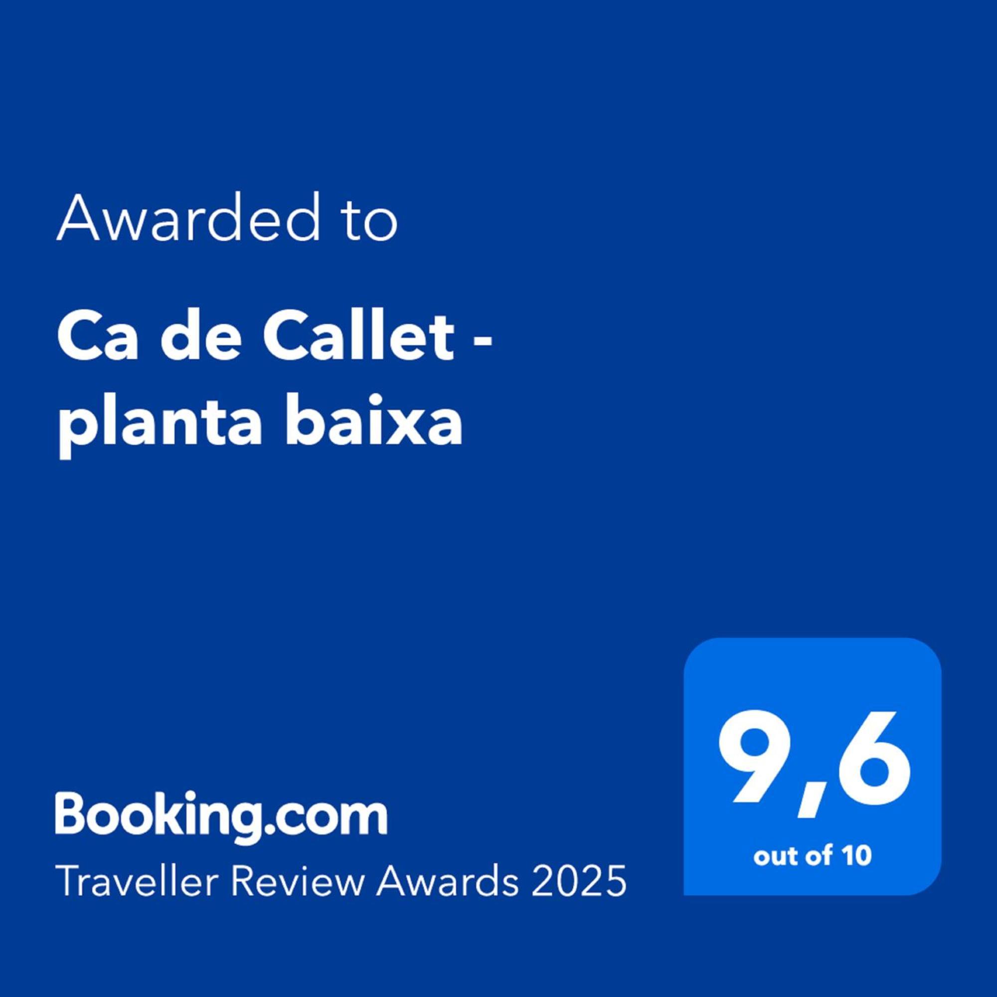 Ca De Callet - Planta Baixa Estación Dış mekan fotoğraf